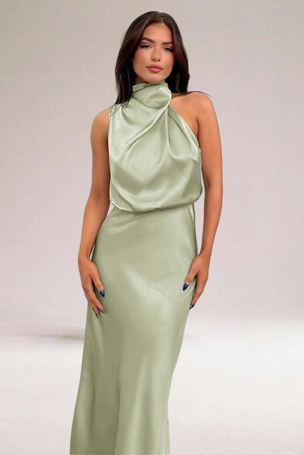 Flavia – Premium Satin Dress