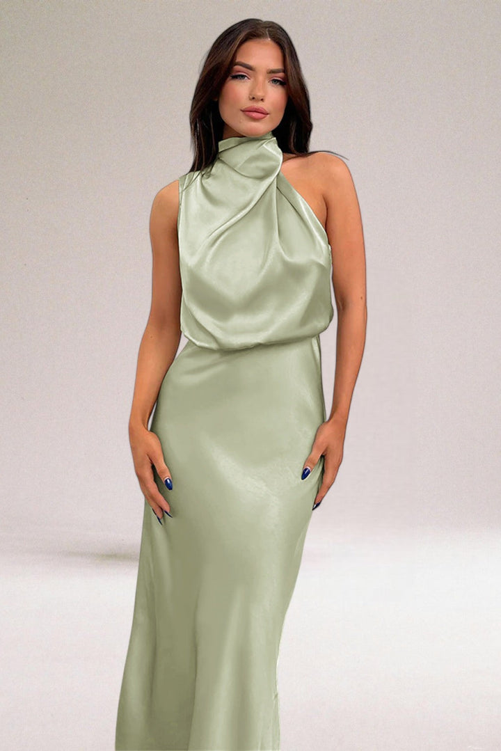 Flavia – Premium Satin Dress