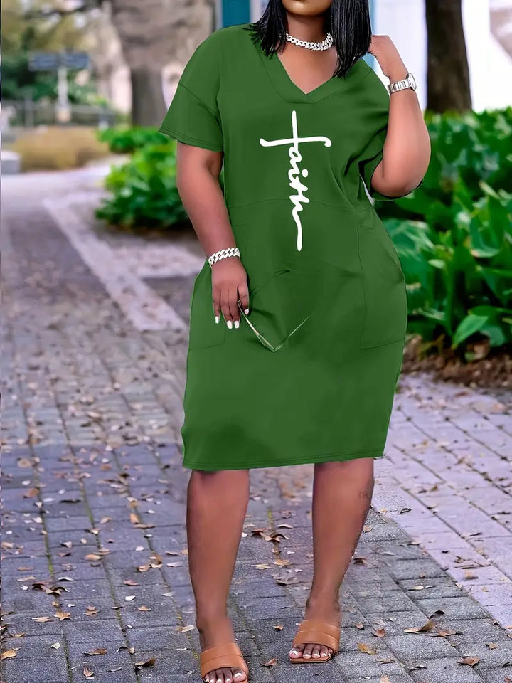 Serenity – Plus-Size Faith Dress