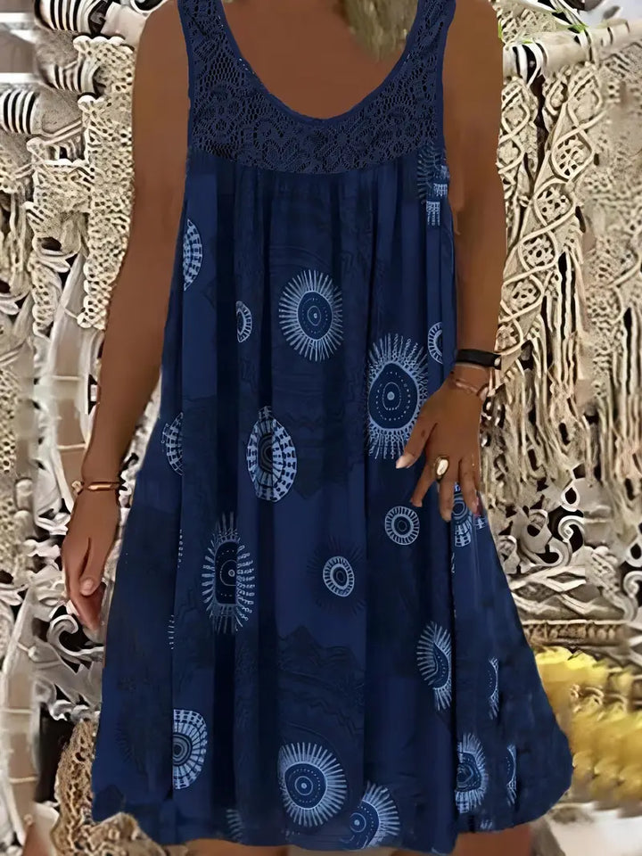 Juniper – Plus-Size Paisley Sleeveless Dress