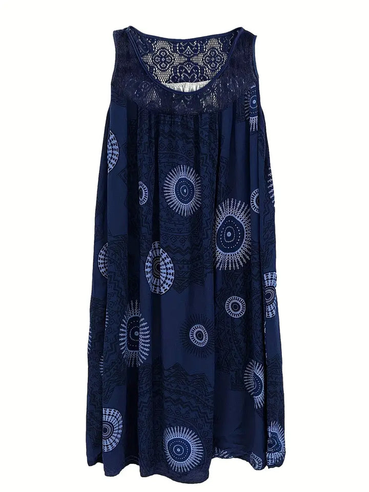 Juniper – Plus-Size Paisley Sleeveless Dress