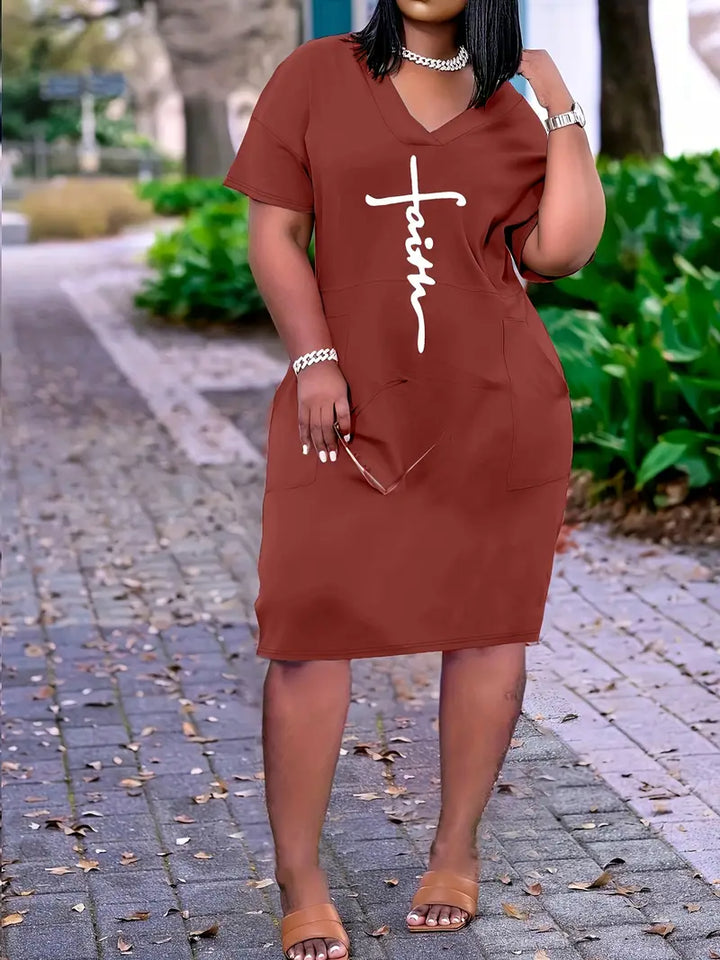 Serenity – Plus-Size Faith Dress