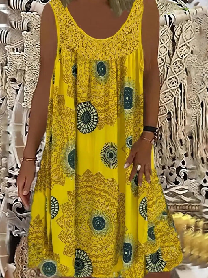 Juniper – Plus-Size Paisley Sleeveless Dress