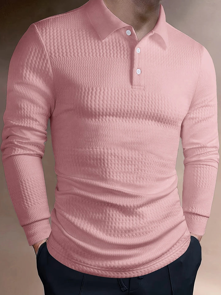 Theo - Jacquard Long-Sleeve Shirt