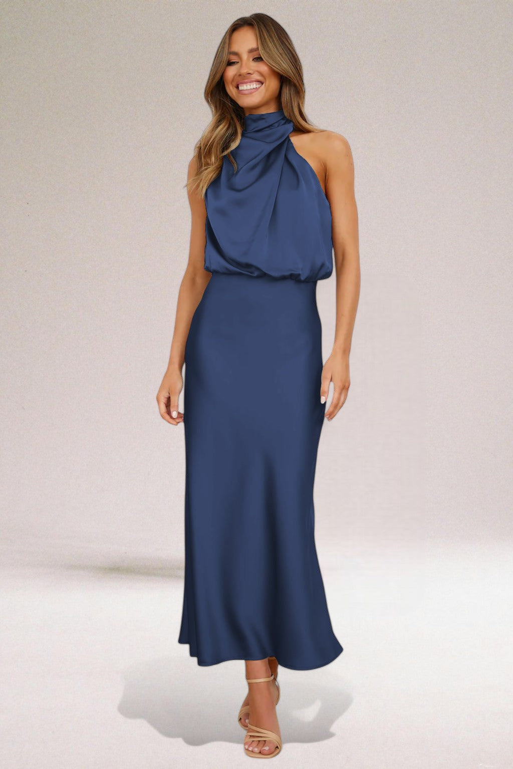 Flavia – Premium Satin Dress