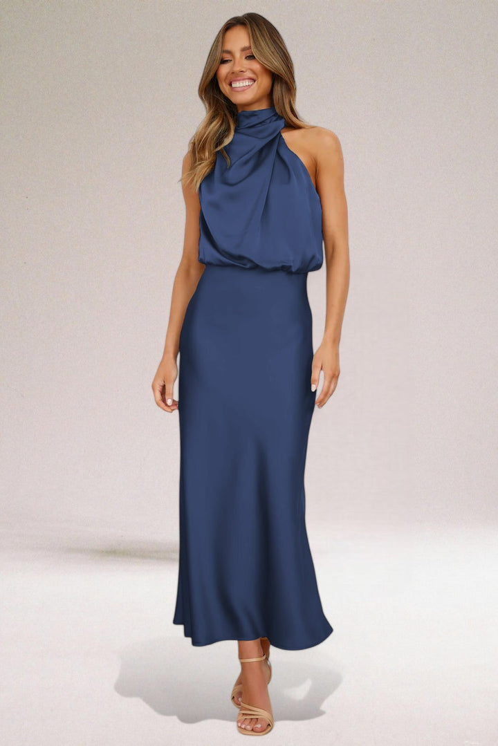 Flavia – Premium Satin Dress