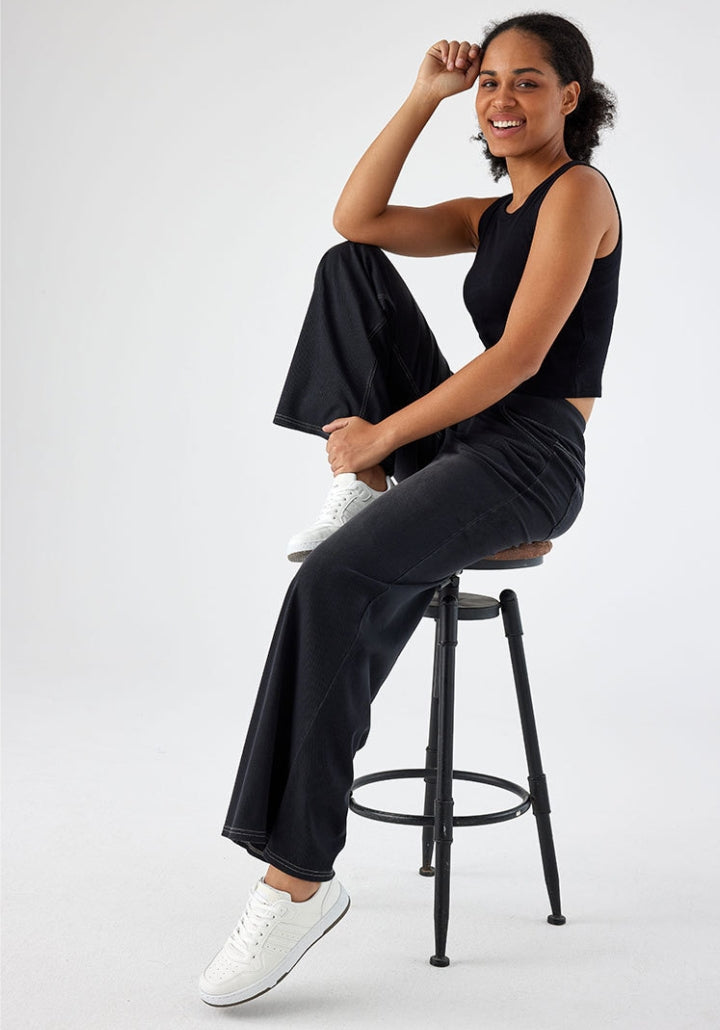 Bhel - High-Waisted Stretchy Jeans