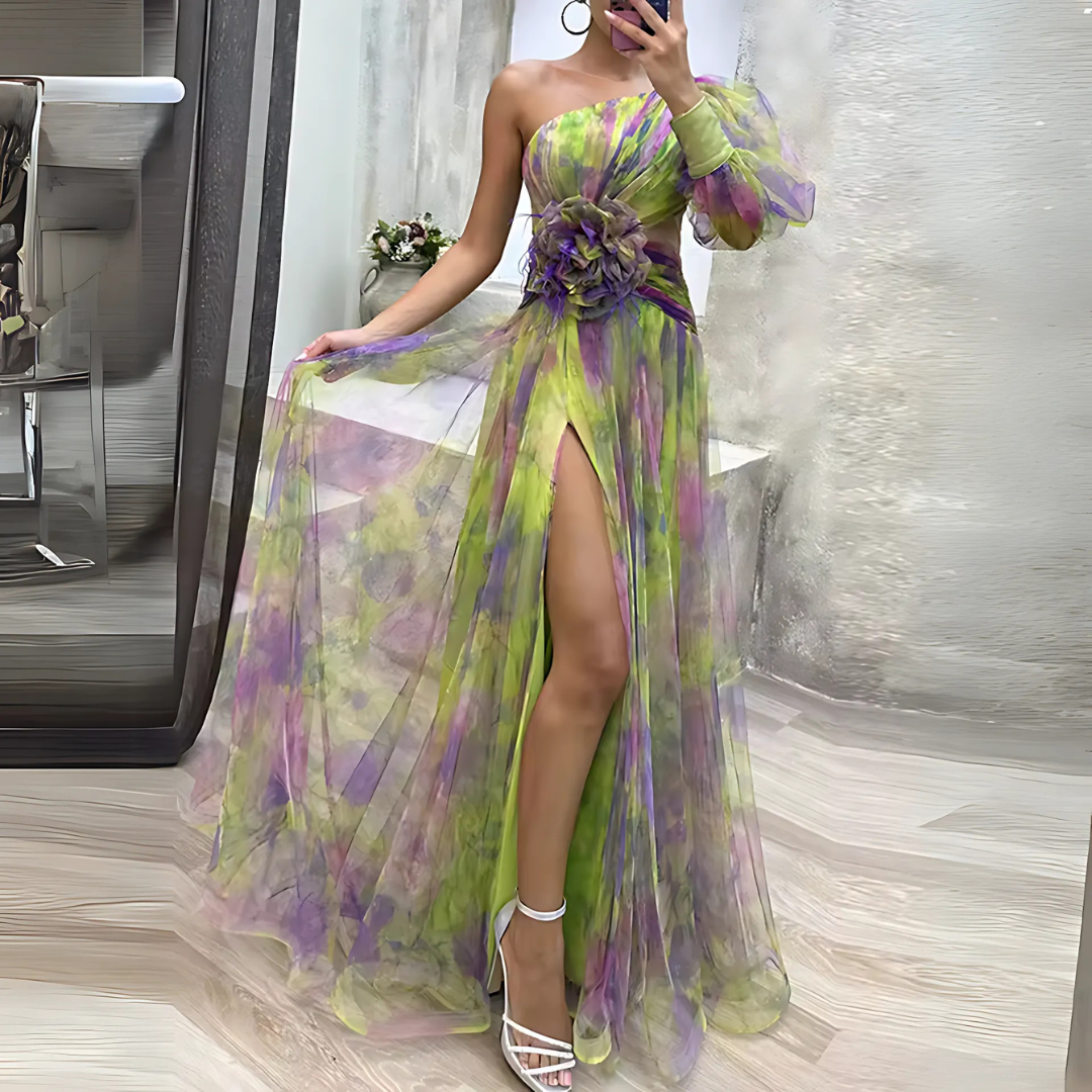 Isla – Elegant Floral Dress