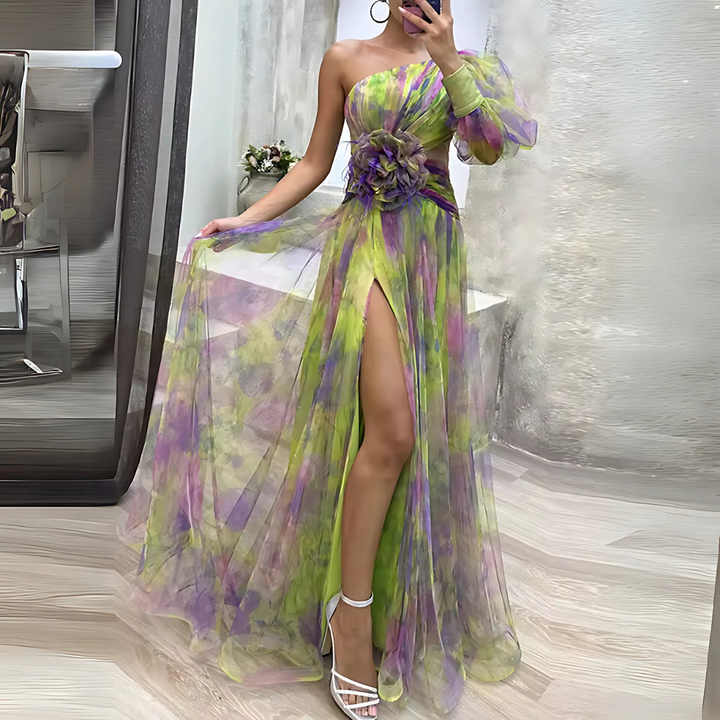Isla – Elegant Floral Dress