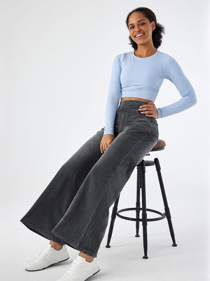 Bhel - High-Waisted Stretchy Jeans