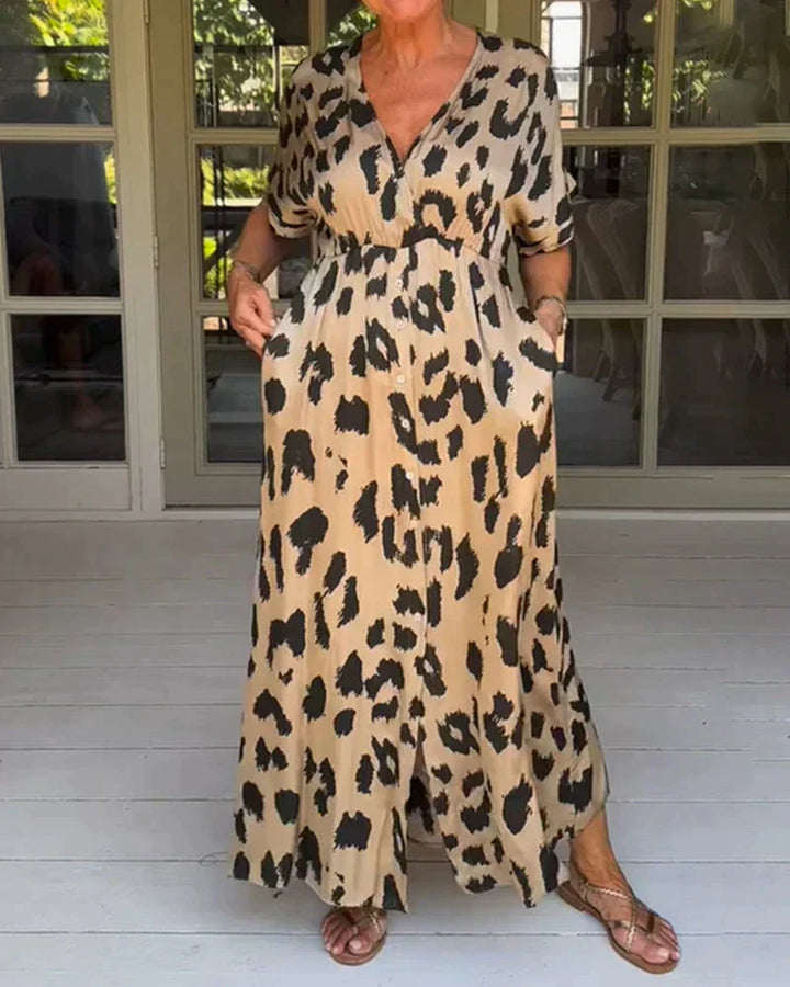 Sloane - Leopard Print Dress