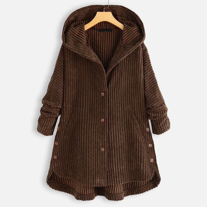 Avi – Corduroy Hooded Coat