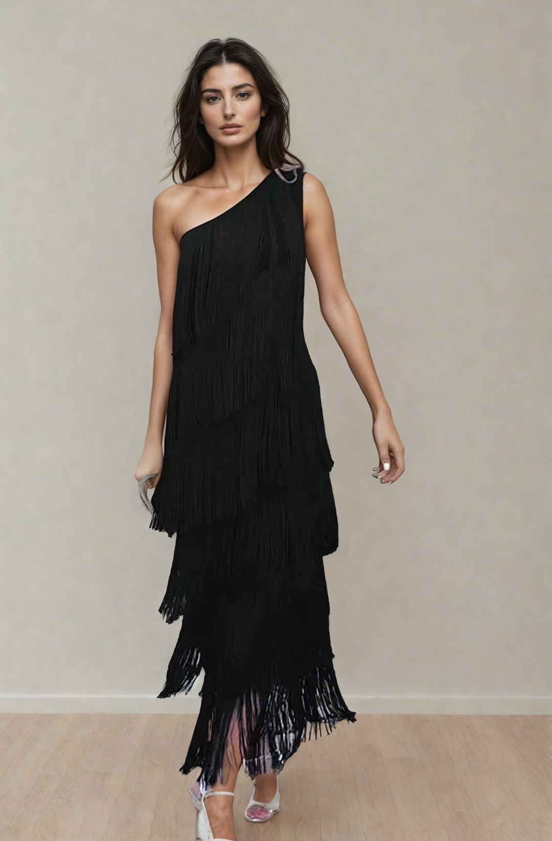 Lauren – Elegant Fringe Dress