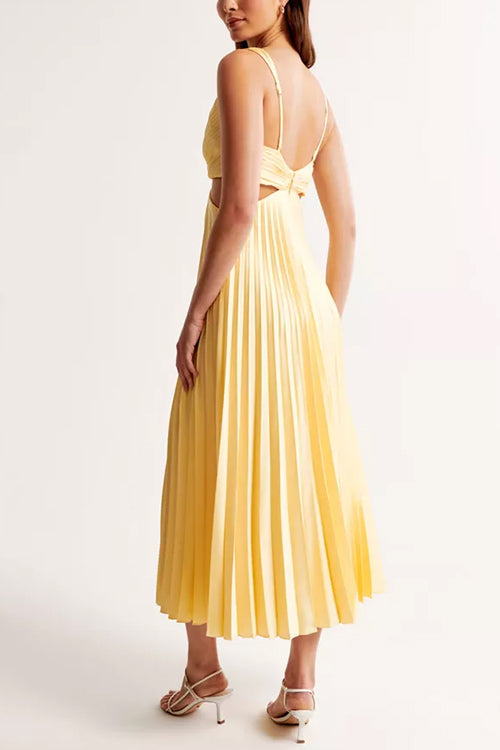 Elsa - Pleated Maxi Dress