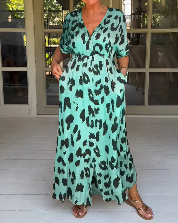 Sloane - Leopard Print Dress