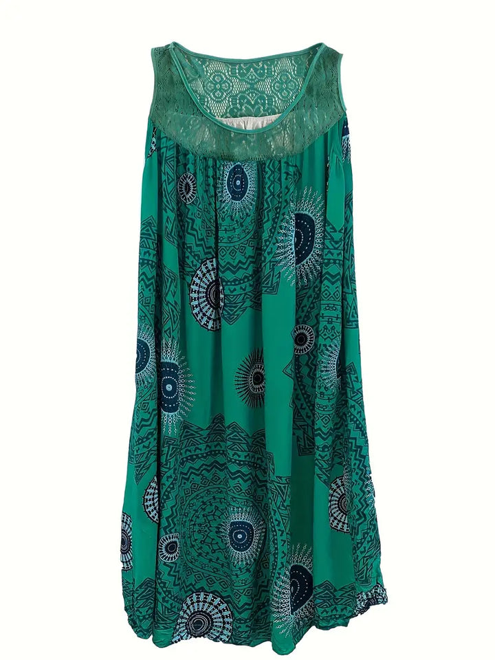 Juniper – Plus-Size Paisley Sleeveless Dress
