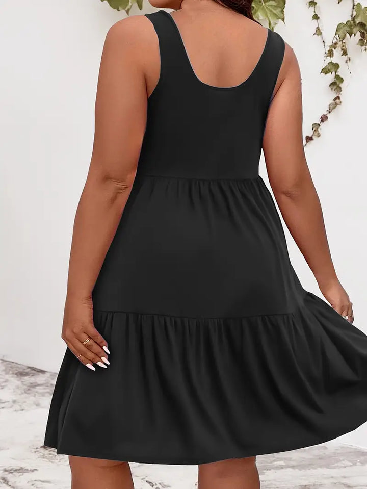 Aria – Plus-Size Sleeveless Casual Dress