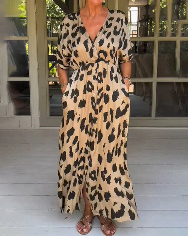 Sloane - Leopard Print Dress