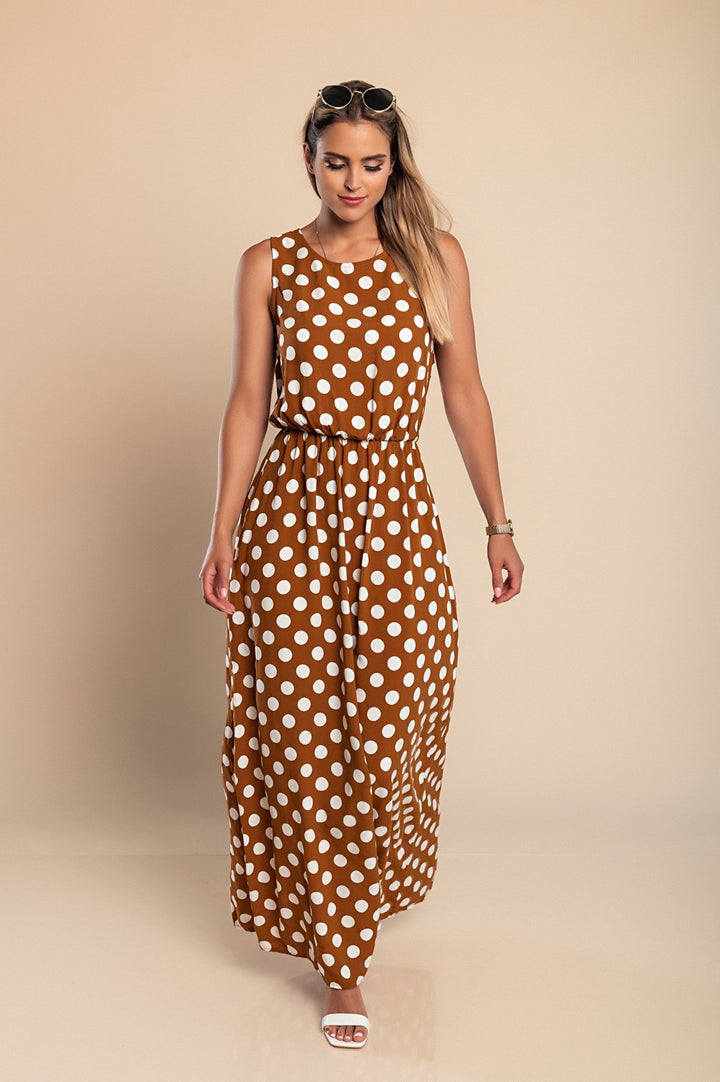 PolkaProwl – Long Polka Dot Dress