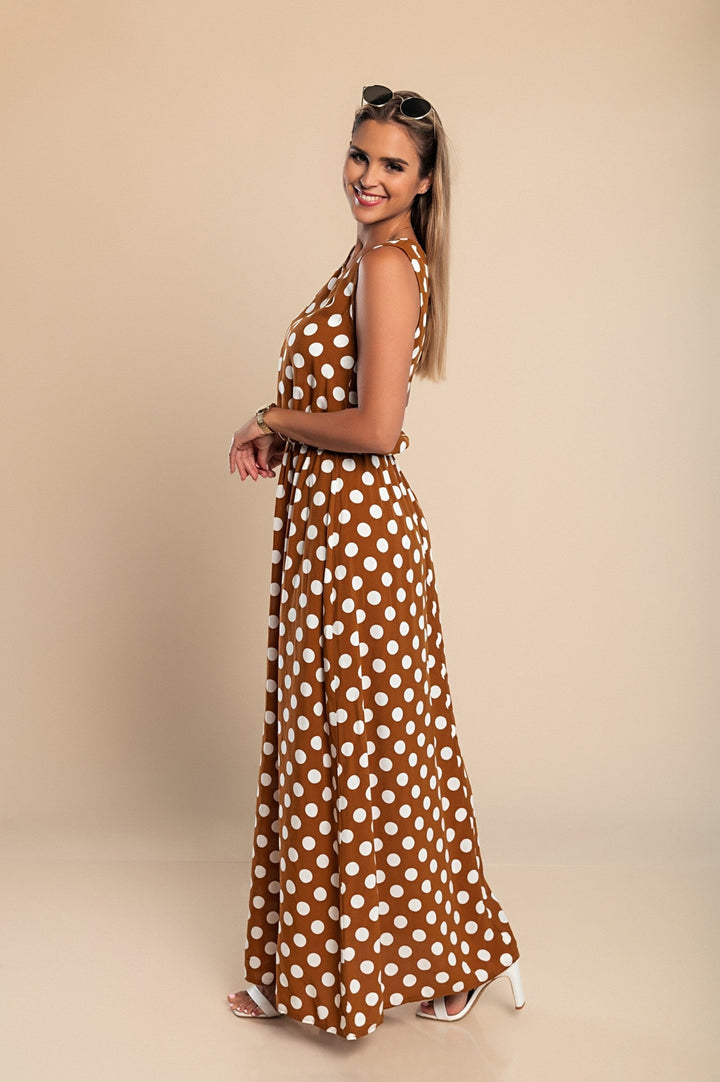 PolkaProwl – Long Polka Dot Dress