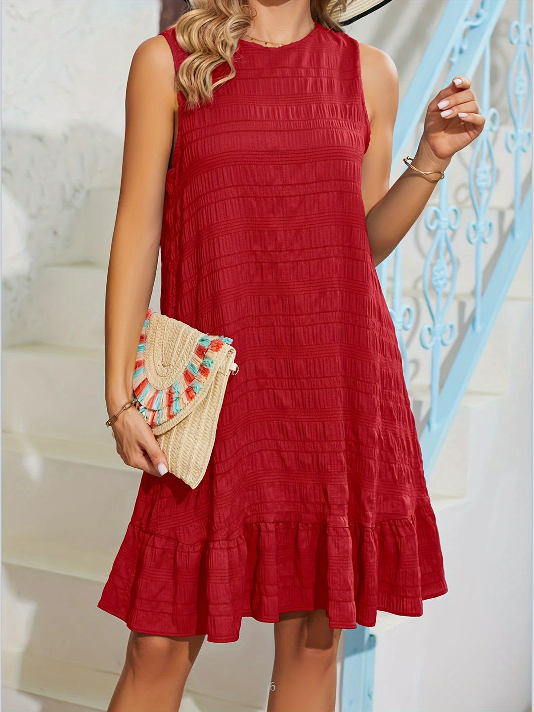 Nora - Ruffle-Hem Summer Dress