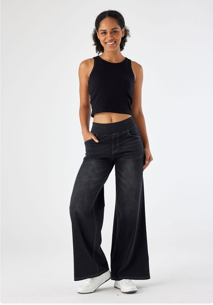 Bhel - High-Waisted Stretchy Jeans