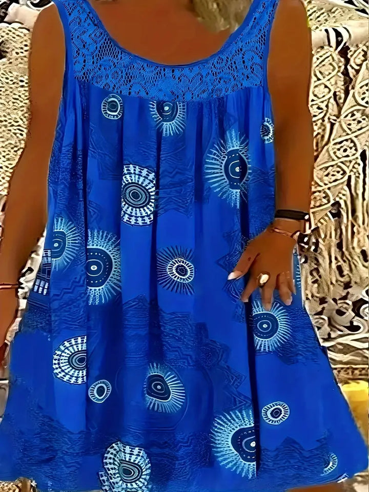 Juniper – Plus-Size Paisley Sleeveless Dress
