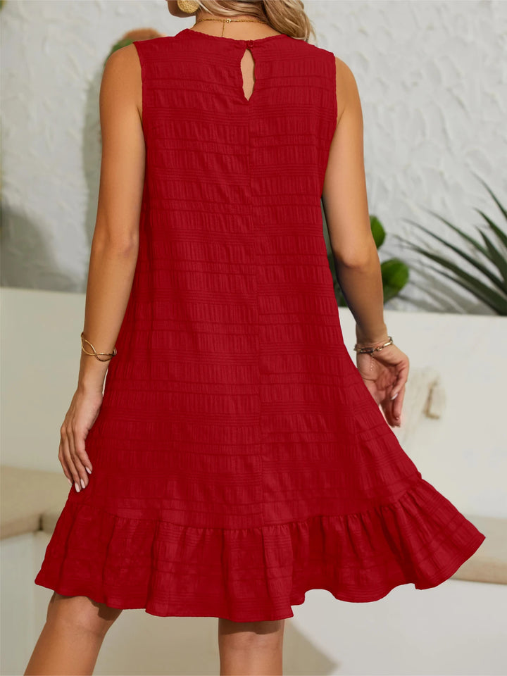 Nora - Ruffle-Hem Summer Dress