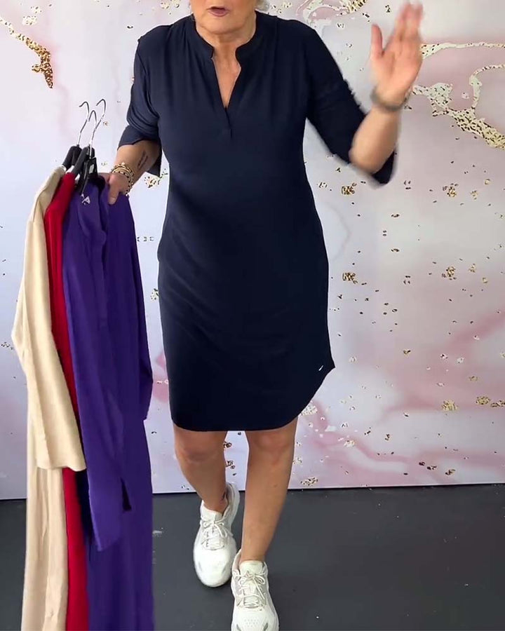 Emma - V-Neck Dress