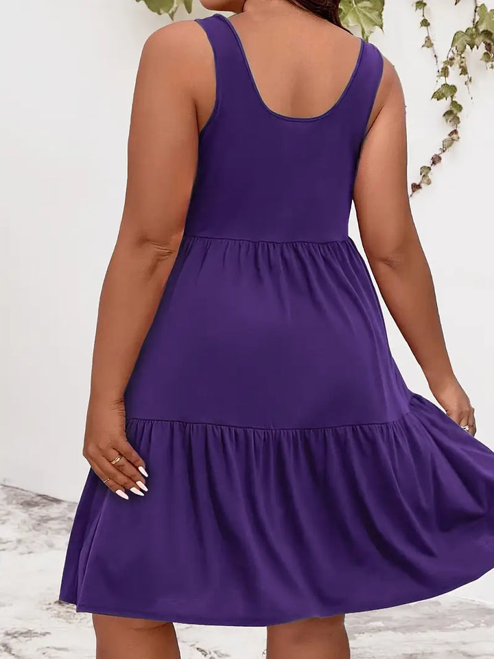 Aria – Plus-Size Sleeveless Casual Dress