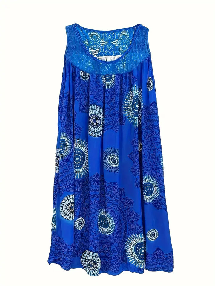 Juniper – Plus-Size Paisley Sleeveless Dress