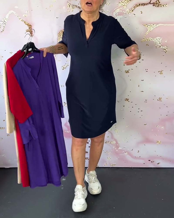 Emma - V-Neck Dress