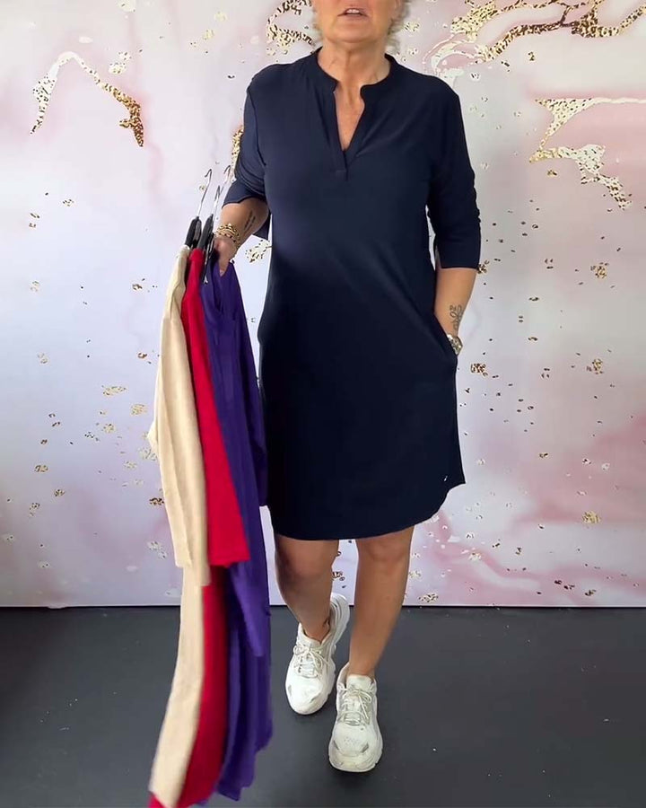 Emma - V-Neck Dress