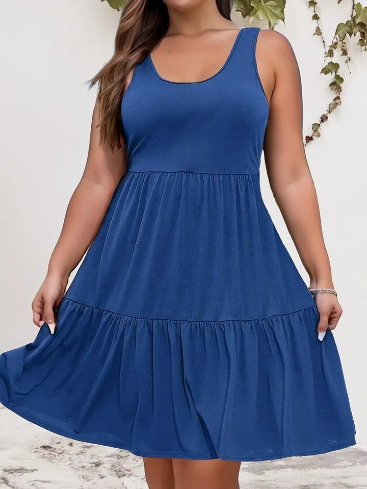 Aria – Plus-Size Sleeveless Casual Dress