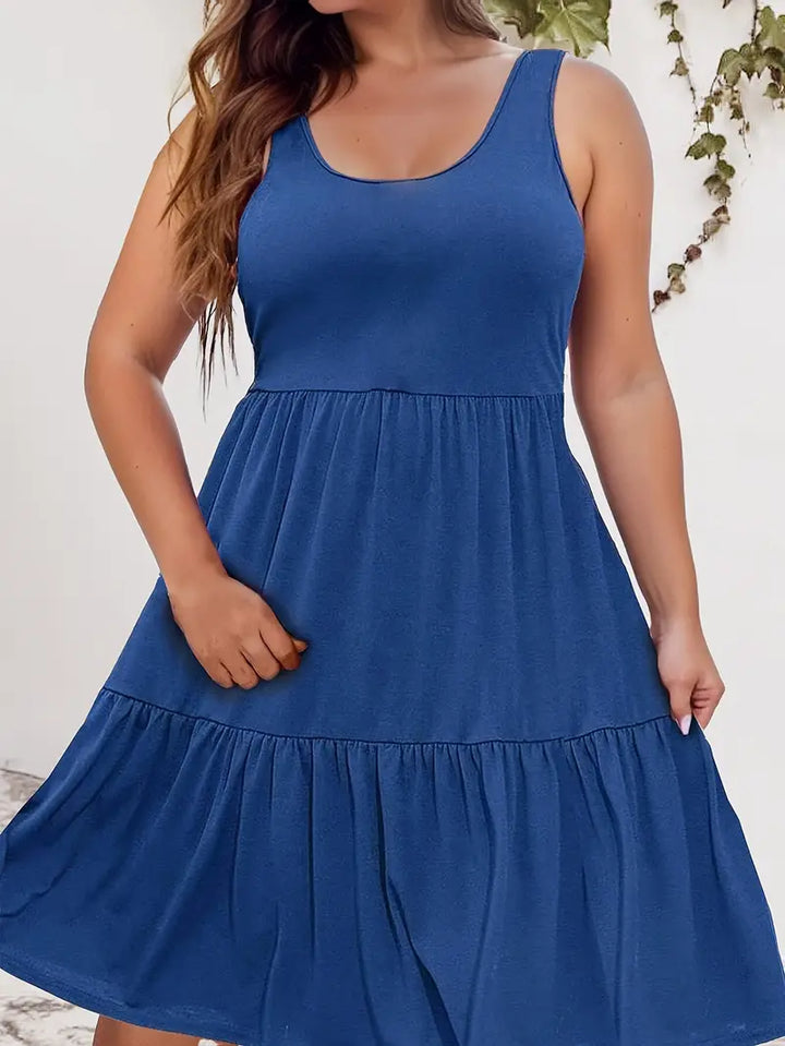 Aria – Plus-Size Sleeveless Casual Dress