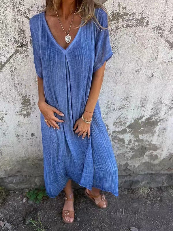 Courtney - Comfy V-Neck Dress