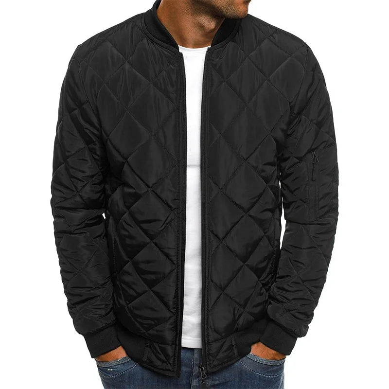 Ruben – Men’s Diamond Pattern Jacket