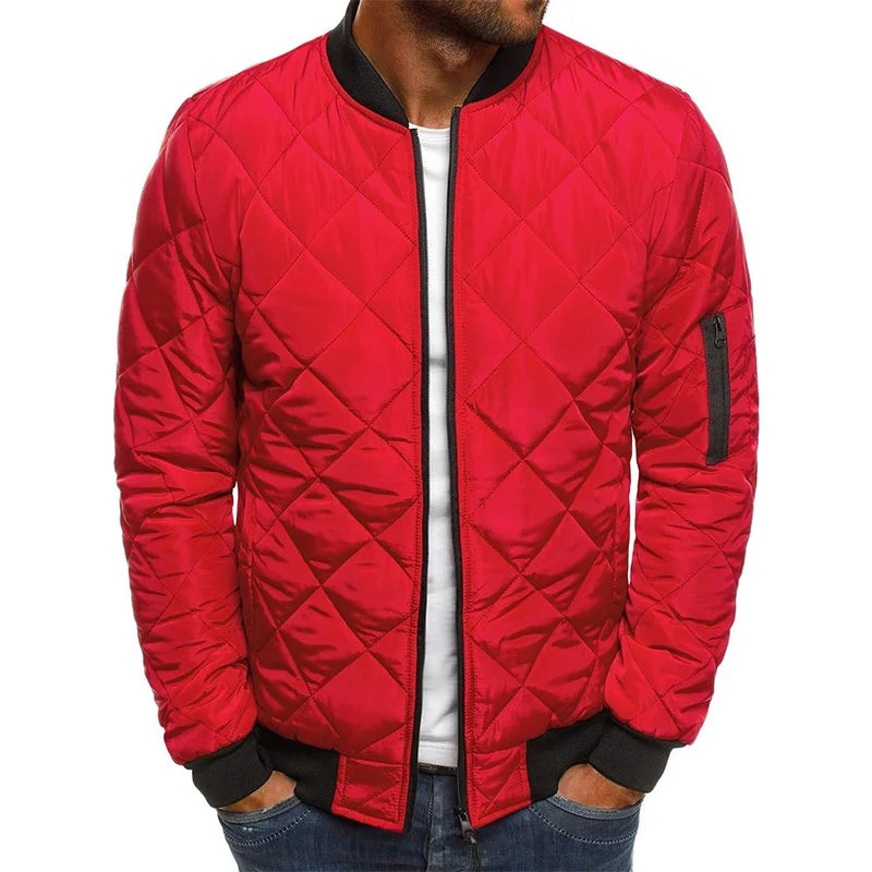 Ruben – Men’s Diamond Pattern Jacket