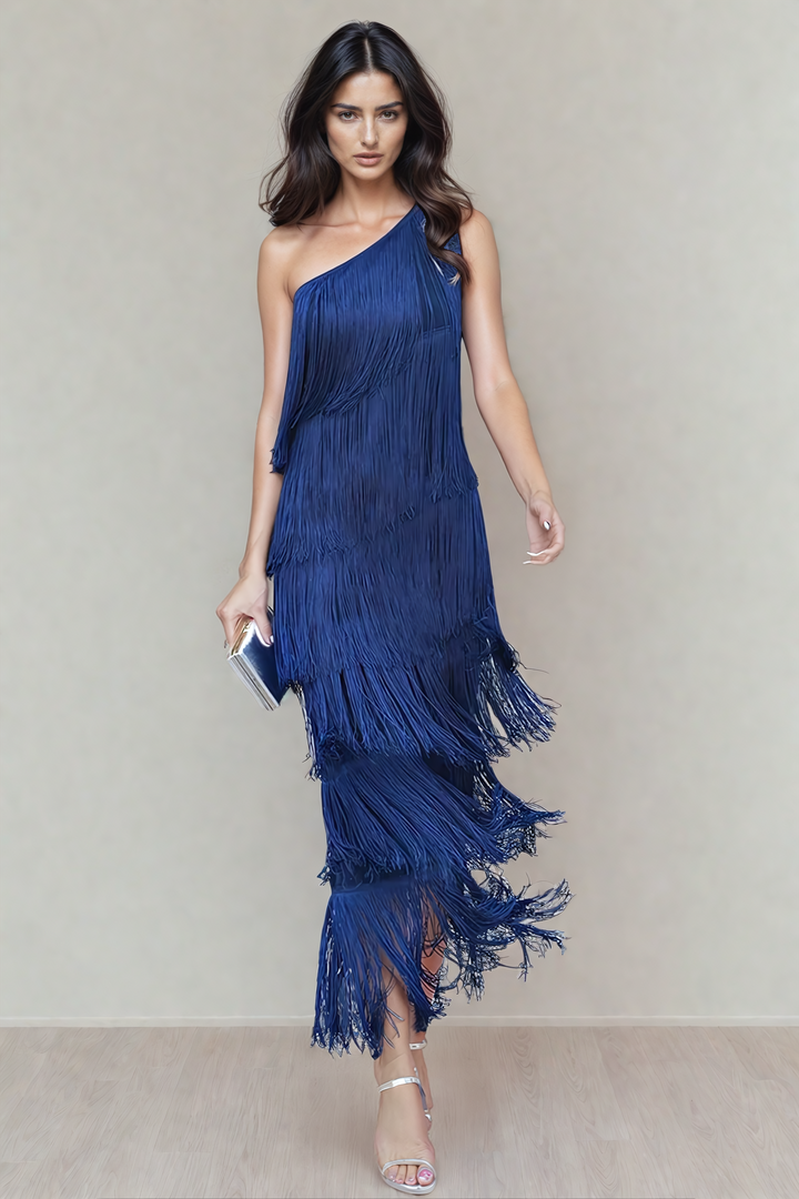 Lauren – Elegant Fringe Dress