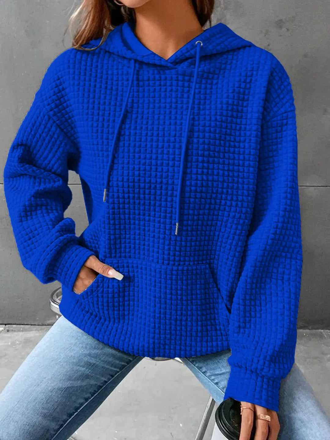 Savannah - Textured Hoodie