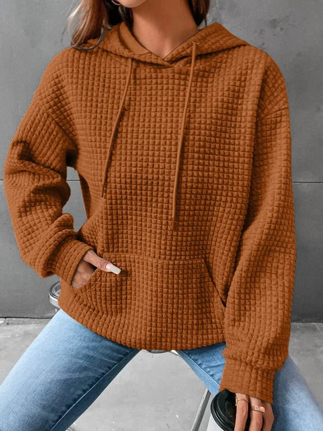 Savannah - Textured Hoodie