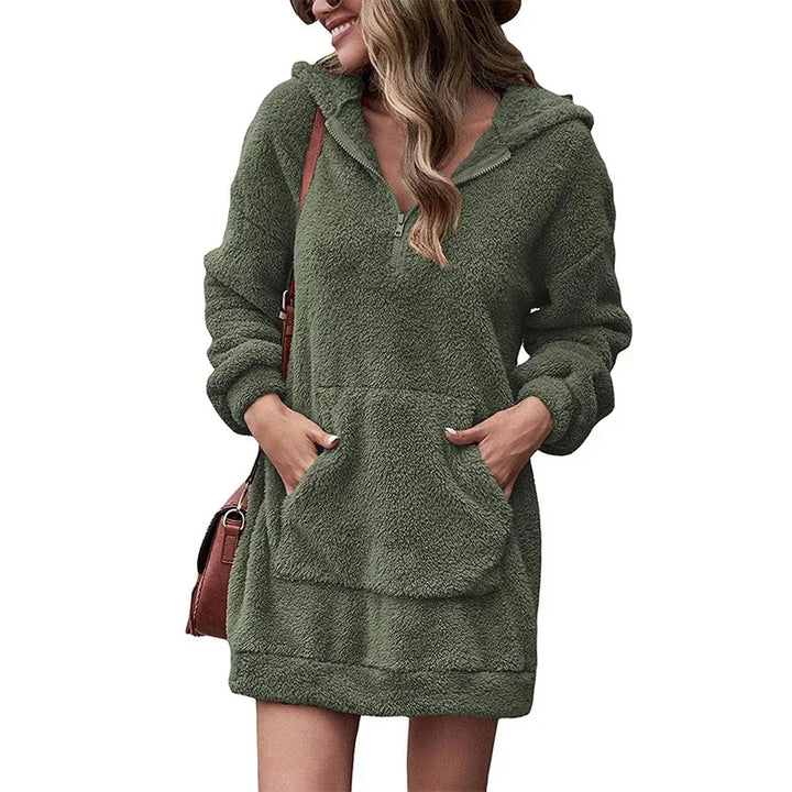 Caitlin - Hooded Sweater Dress