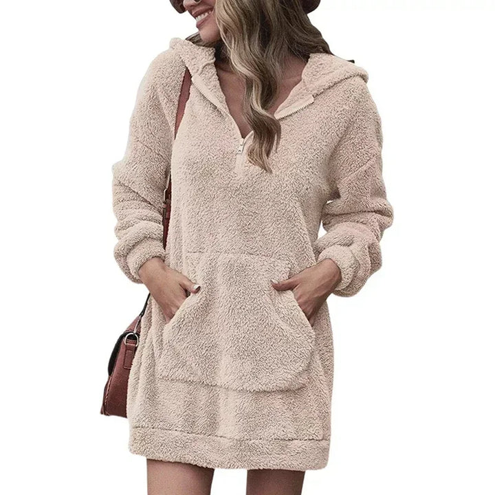 Caitlin - Hooded Sweater Dress