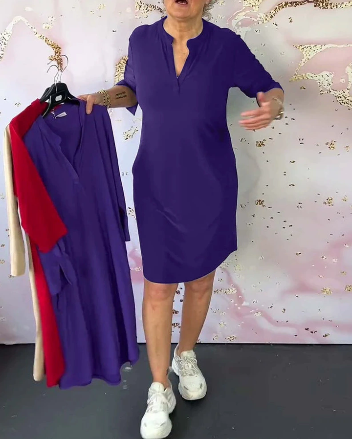 Emma - V-Neck Dress