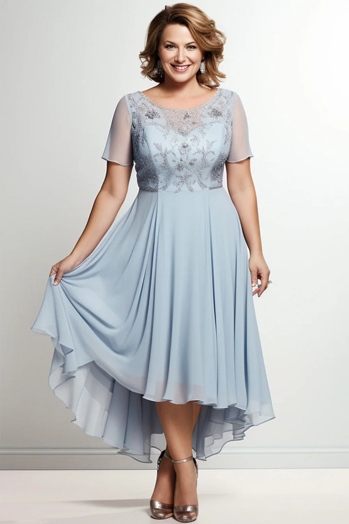 Baby Blue - Bliss Chiffon Dress