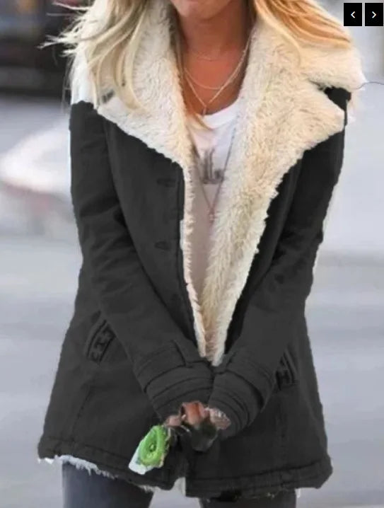 Luna - Faux Fur Fleece Jacket