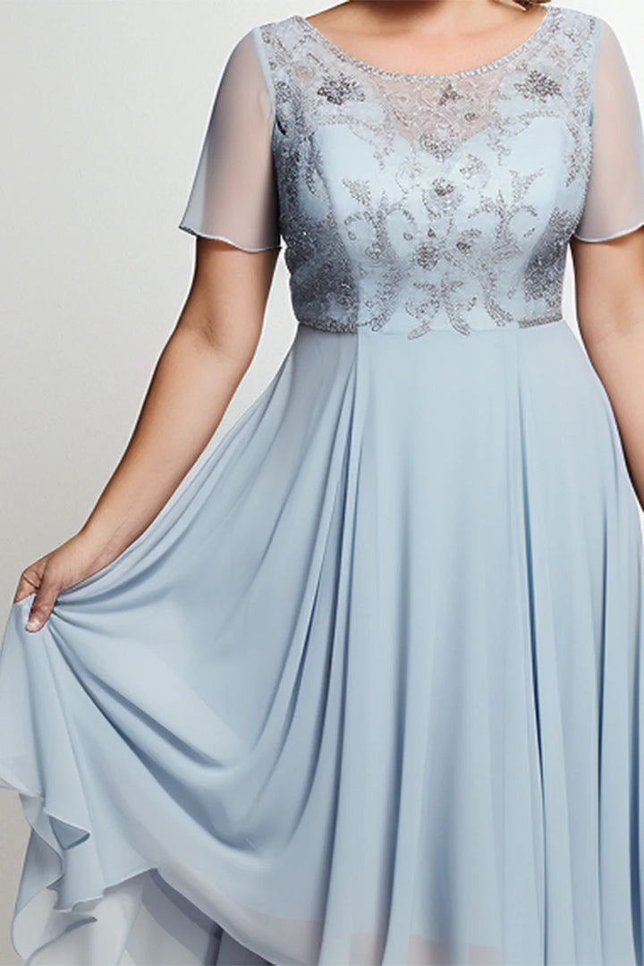 Baby Blue - Bliss Chiffon Dress