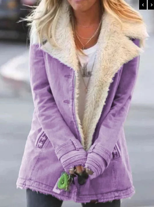 Luna - Faux Fur Fleece Jacket