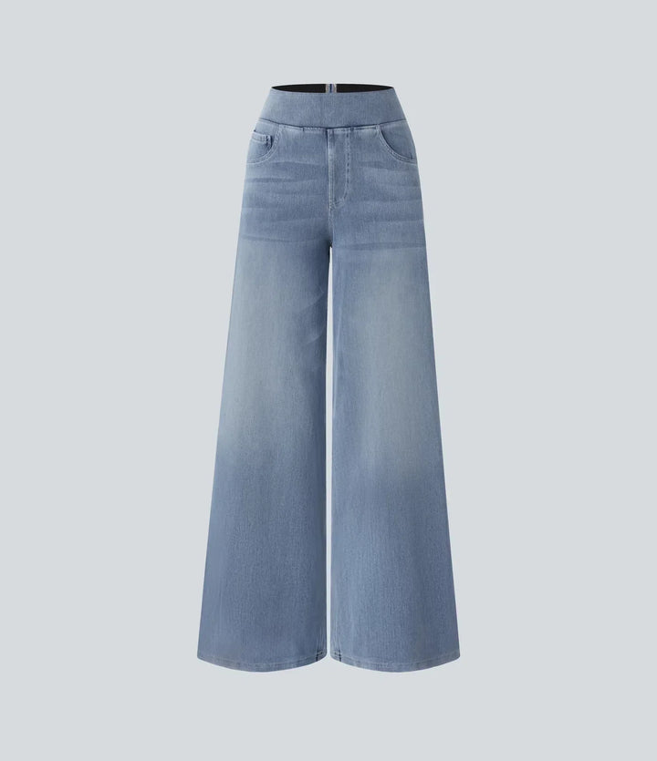 Serafina - Elastic High Waist Pants