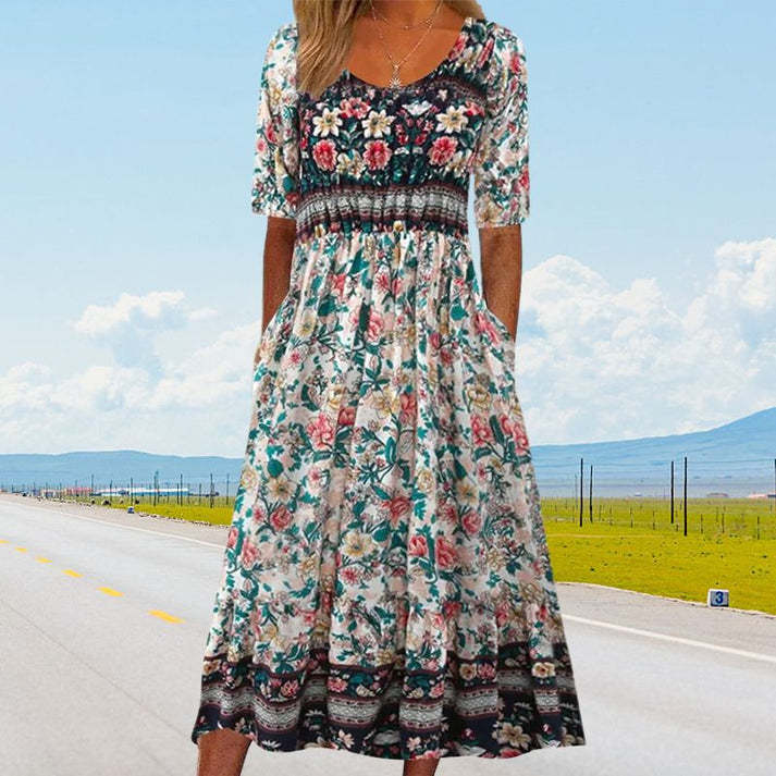 Fiona - Bohemian Tiered Dress